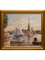 Картина маслом СПб. Петропавловская крепость Артемис