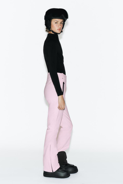 ZARA ВЕТРОЗАЩИТНЫЕ И ВОДОНЕПРОНИЦАЕМЫЕ БРЮКИ С ВЫСОКОЙ ПОСАДКОЙ, РОЗОВЫЙ