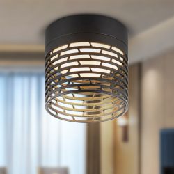 Светильник настенно-потолочный спот ЭРА OL53 BK под лампу GX53 черный IP20 | Накладные светильники