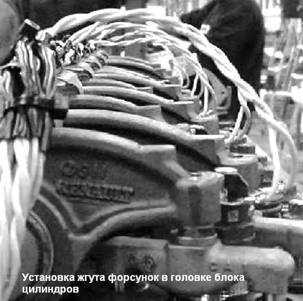 Снятие и установка блока ЭБУ и жгутов двигателя ЯМЗ-650
