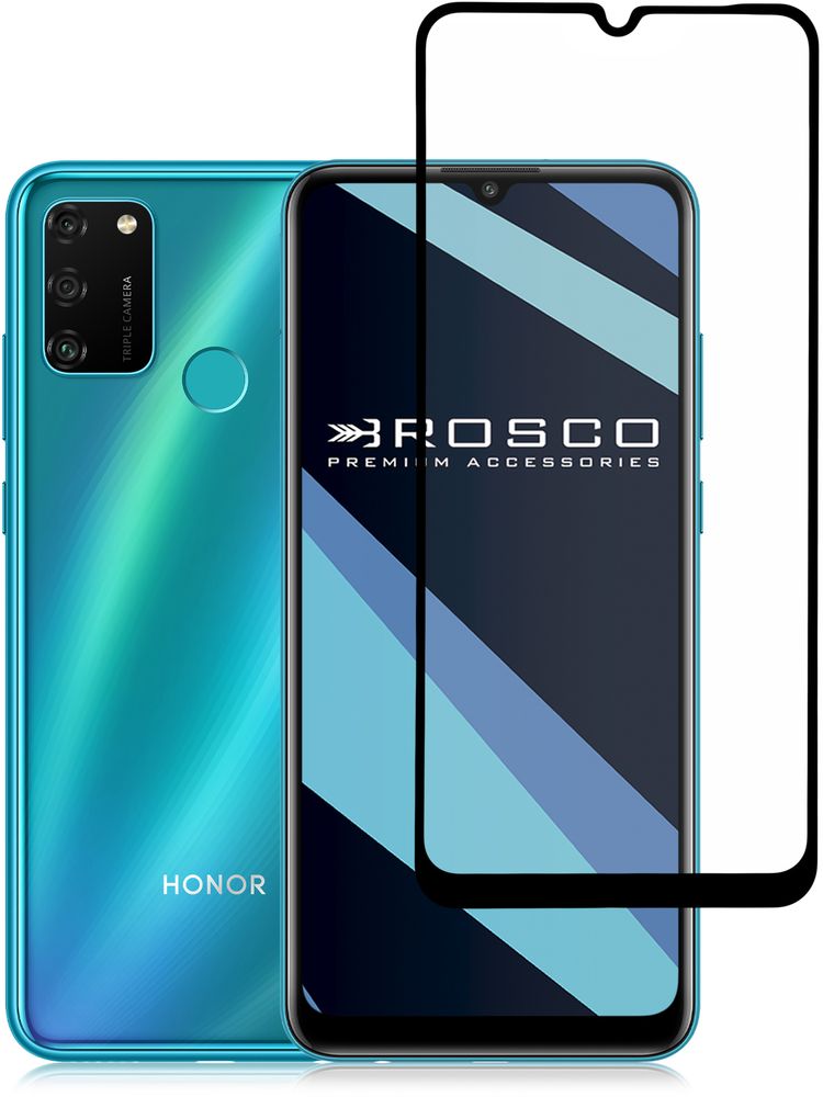 Защитное стекло ROSCO для Honor 8 оптом (арт. HW-H8-FSP-GLASS-BLACK)