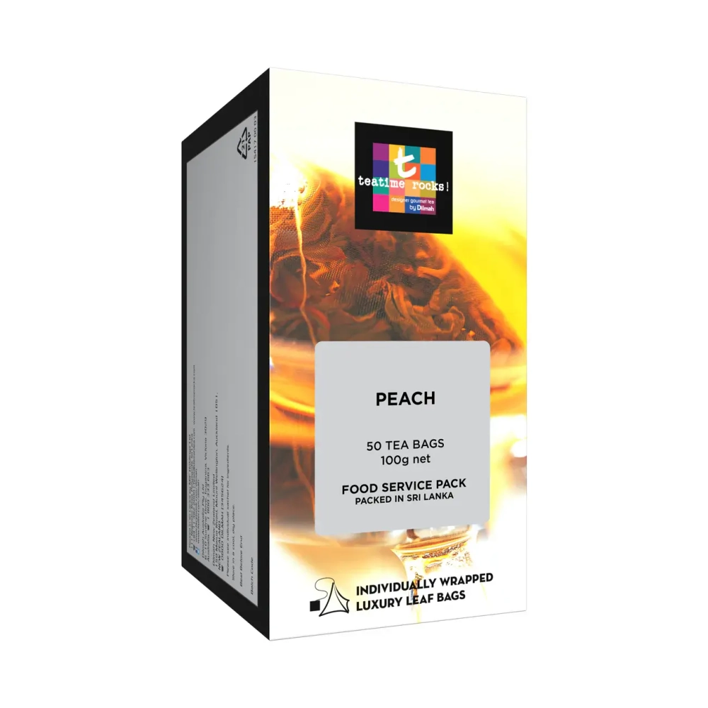 Чай Dilmah черный "Персик", в саше, 50шт. 2,0 г. картон