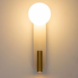 Citilux Декарт CL704450 LED Светильник с выключателем Белый+Бронза