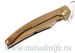 Нож Чебуркова Ворон М390 Карбон Лимитированная серия "Golden Raven"фотография - 5