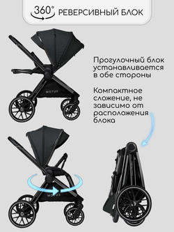 Коляска детская 2 в 1 Amarobaby Motus