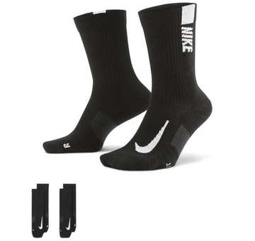 Теннисные носки Nike Multiplier Crew 2P - черный