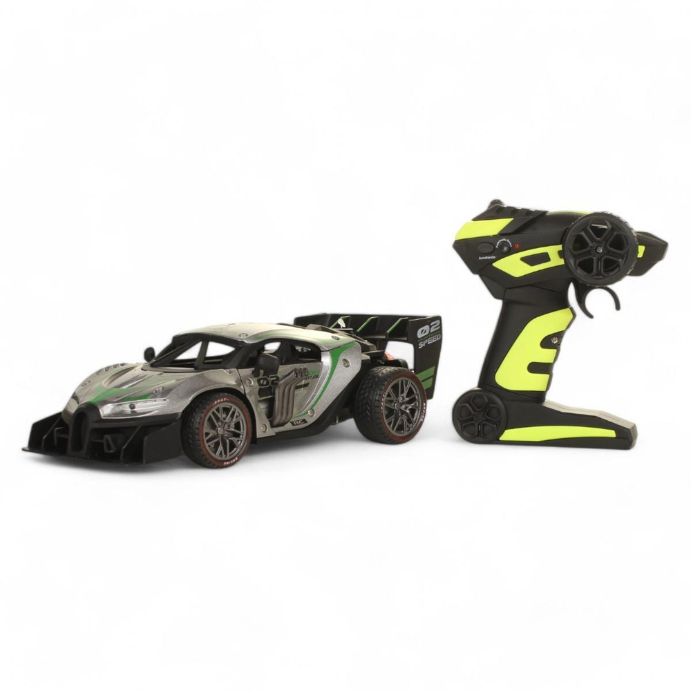 Машина классическая на РУ 24см, серебряная коробка 687-1