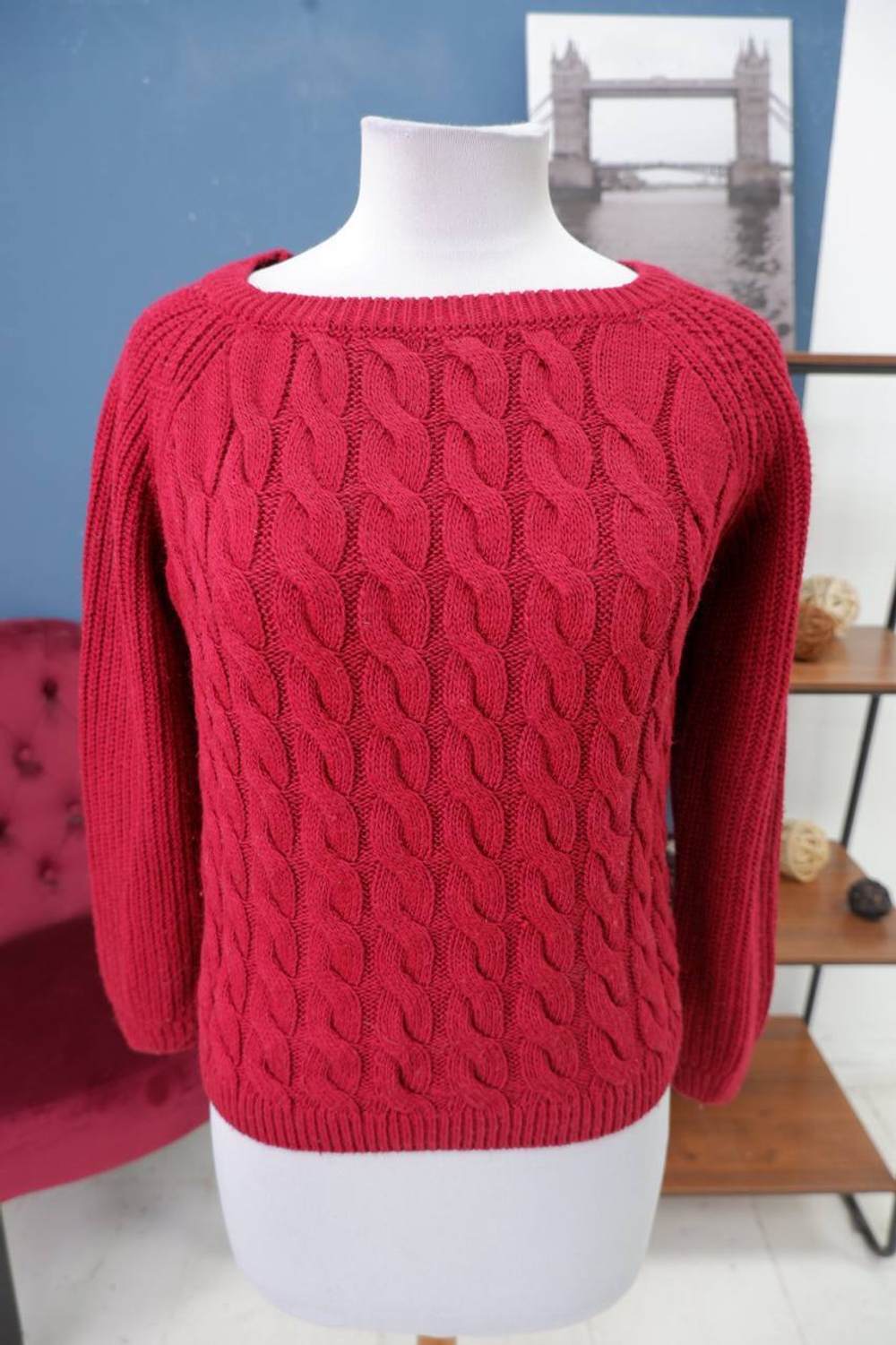 Джемпер Tafa бордо 40-44 размер