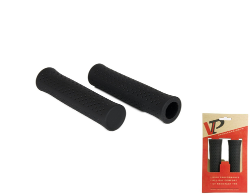 Грипсы VP, силиконовые, 128.7мм, черные