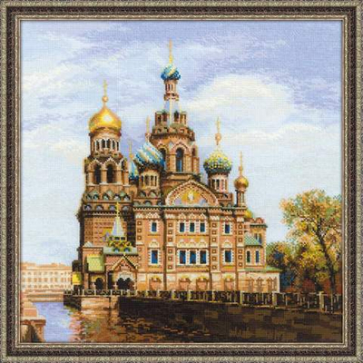 "Санкт-Петербург.Храм Спаса-на-крови"-1548 вышивка