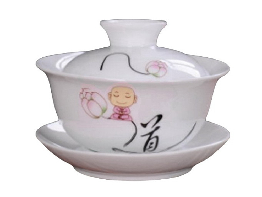 268021.1 Гайвань ДАО "Дао" 120мл. h=65 мм, d=93 мм, фарфор белый