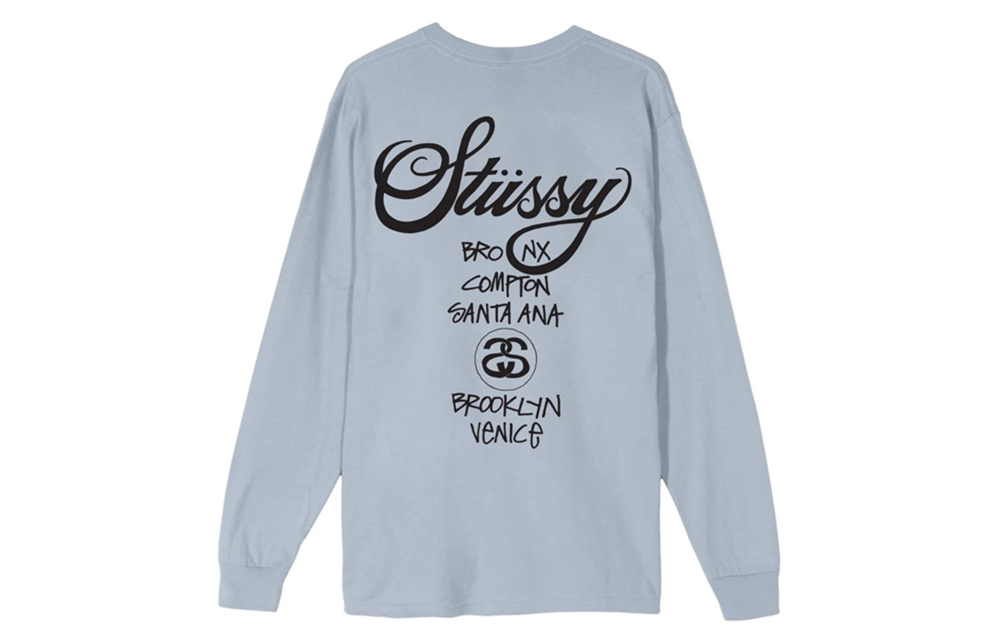 Толстовки Stussy World Tour Ls T, 3993514