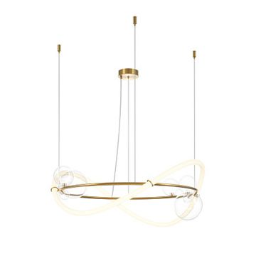 Подвесной светодиодный светильник 53W 3000K MOD289PL-L53BS3K латунь Oasis Modern Maytoni