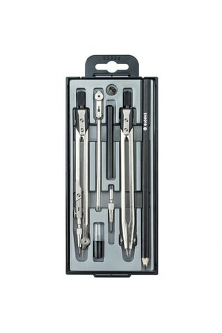 Готовальня Globus "Техника" 8 предм. сталь (футляр)