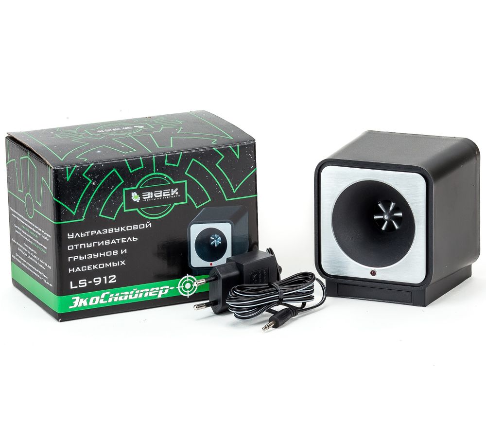 Отпугиватель крыс, мышей, тараканов ЭкоСнайпер LS-912