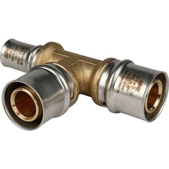 Тройник пресс Stout 26x26x16 мм переходной (SFP-0005-262616)