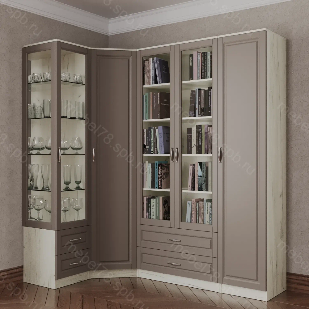 Шкаф угловой №15