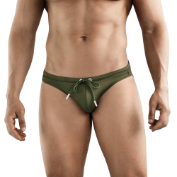 Мужские плавки зеленые Clever Moda TOSCANA SWIMSUIT BRIEF 178610