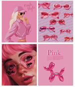 Тетрадь А5 48л. клетка "Barbie pink style" картон, выборочн УФ-лак, 4 дизайна (ПОЛИНОМ)