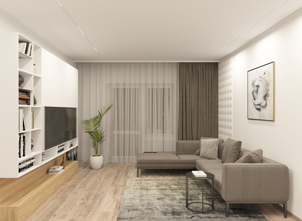 DK8002-WH Линейный светильник SMARTLENS 18W DIM 3000K-6000K белый