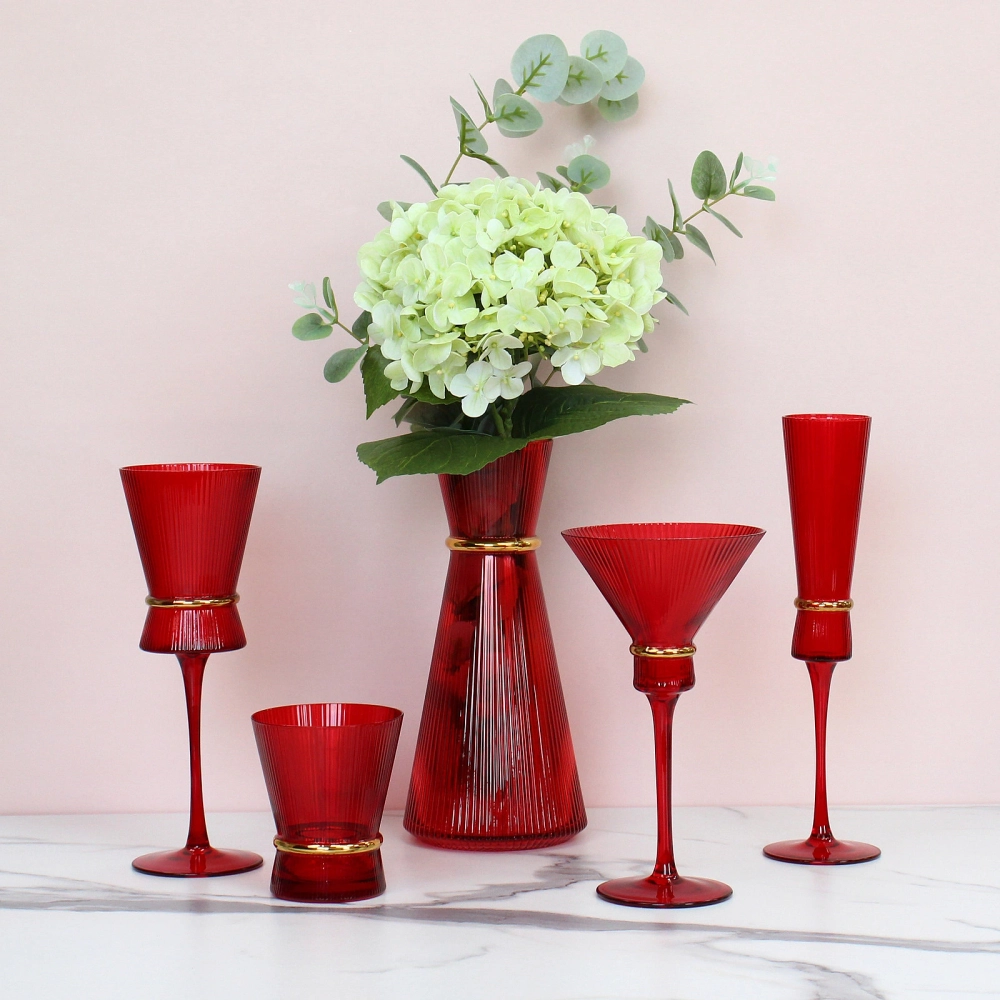 Стакан низкий 300мл «VIVALDI» в наборе 6шт, красный