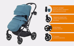 Детская прогулочная коляска Rant Ace Blue
