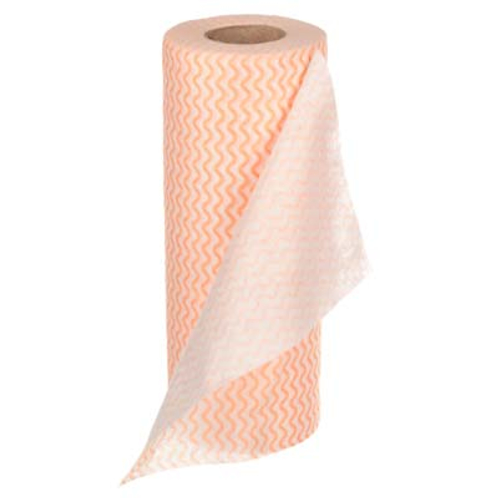 Салфетки универсальные в рулоне с рисунком волны  Х