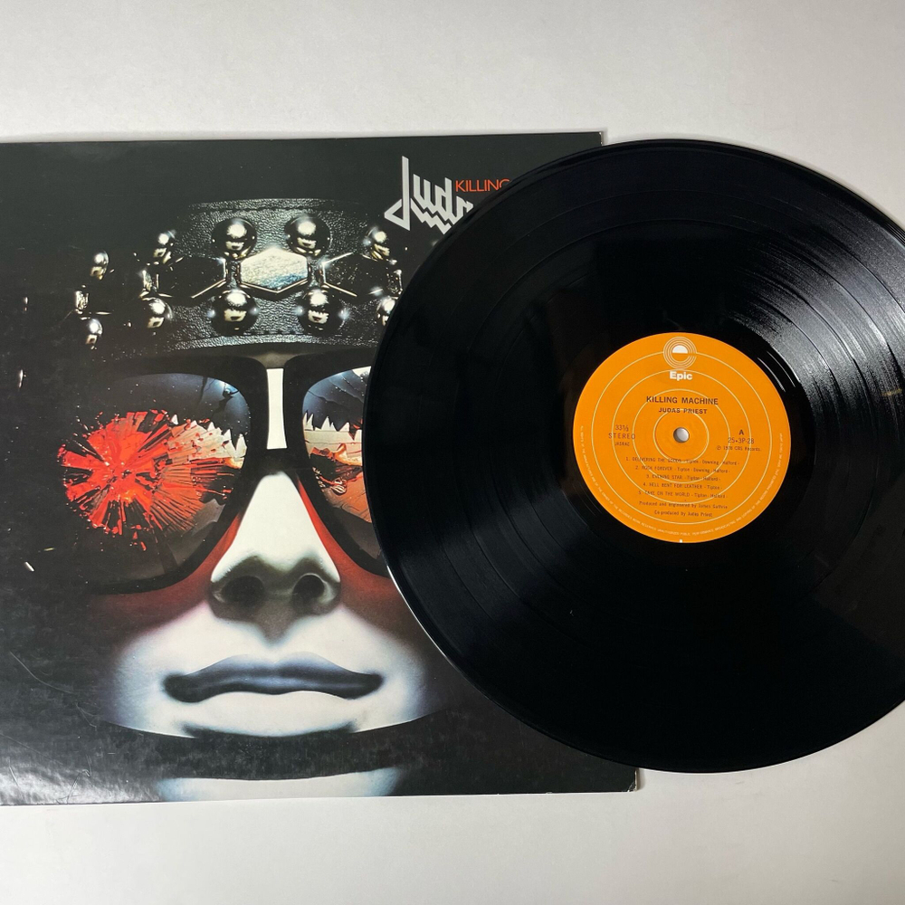 Винтажная виниловая пластинка LP Judas Priest Killing Machine (Japan 1978) (No Obi) Delivering The Goods