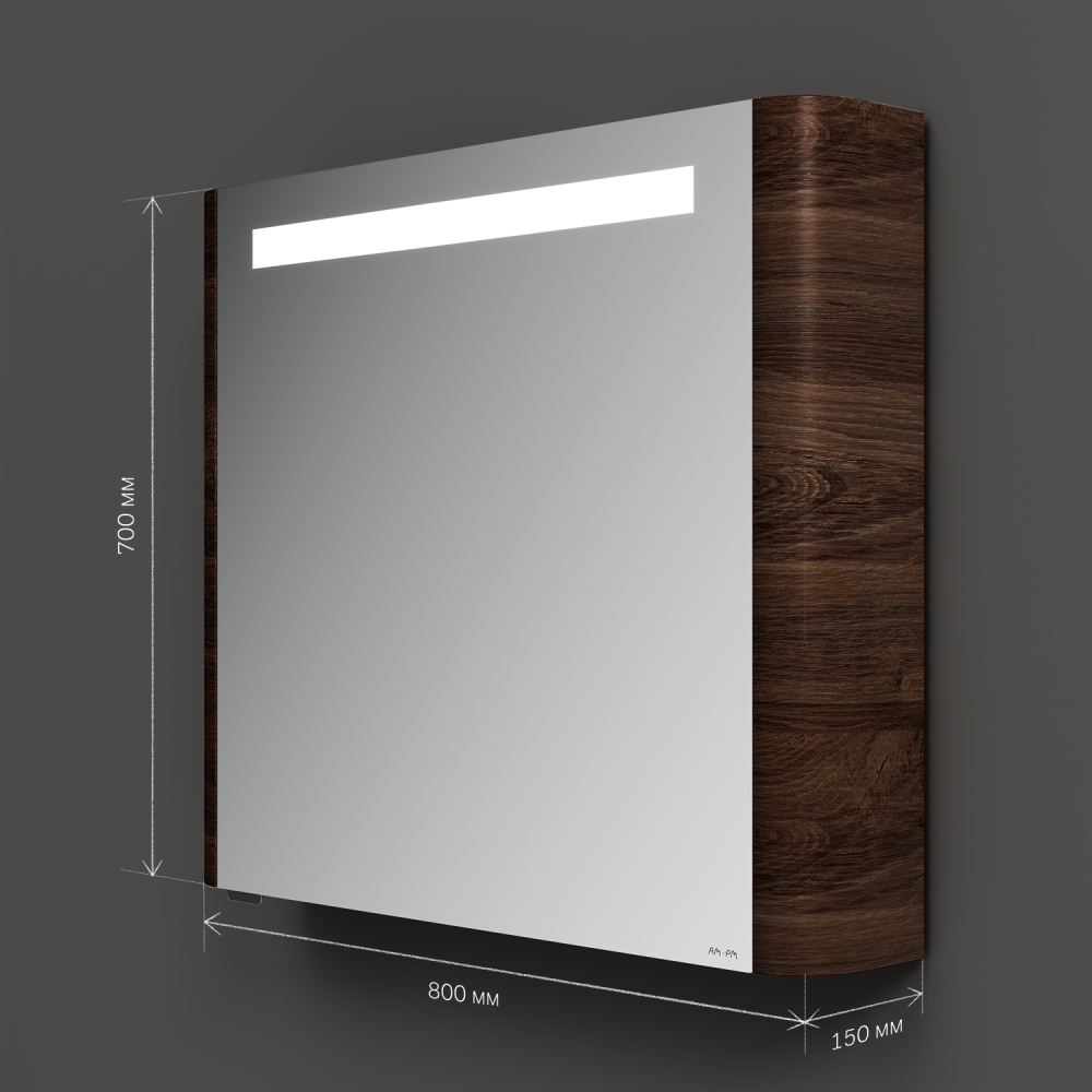 Зеркальный шкаф AM.PM Sensation M30MCL0801NF