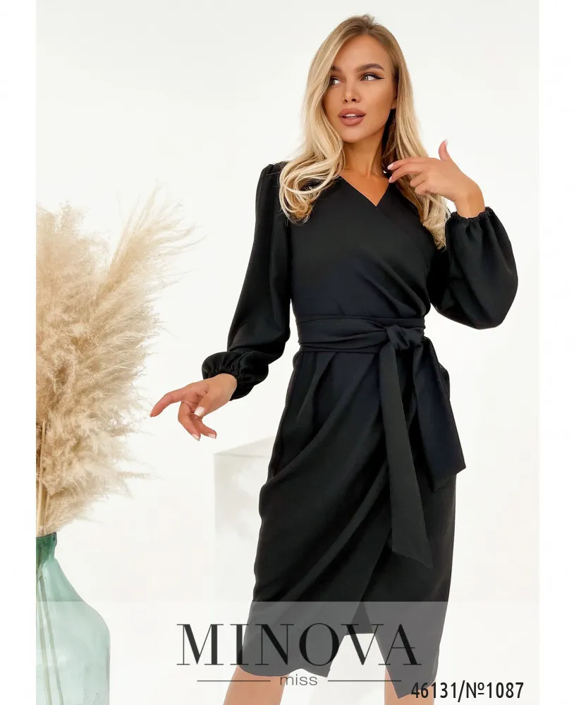 Платье 1087-чёрный Minova