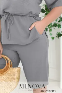 Костюм 2363-серый Minova