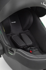 Коляска Carrello Alfa CRL-6522 2025 Ammonite AY329 Pro Absolute Black с базой Isofix 4 в 1 Meadow Green