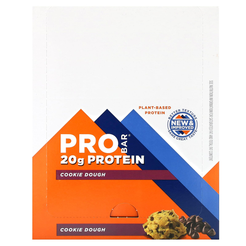 ProBar, Протеиновый батончик, со вкусом шоколадного печенья, 12 батончиков, 70 г (2,47 унции) каждый