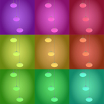 Citilux ATMAN CL226A031 LED RGB Умная каскадная люстра Матовый Хром