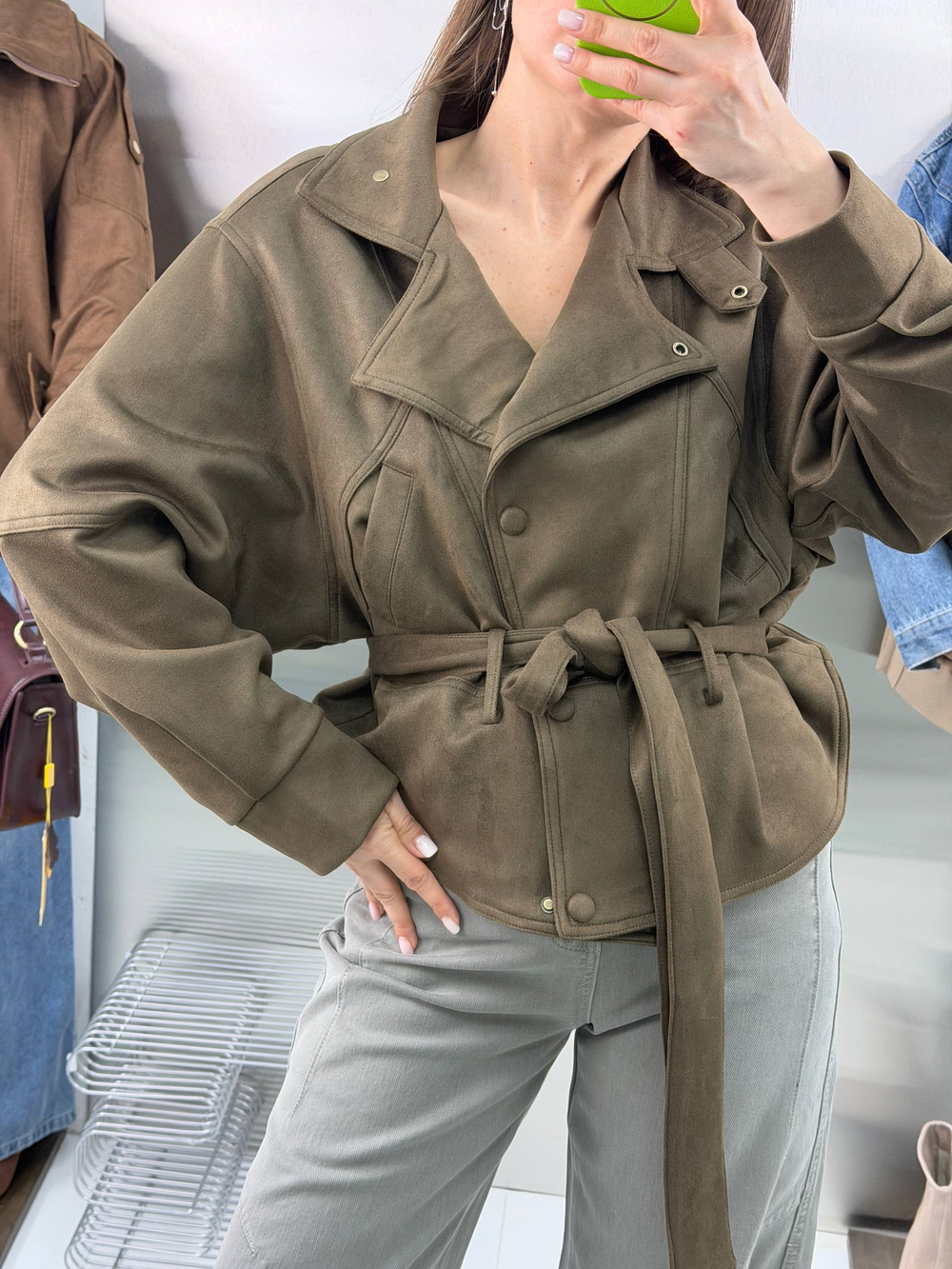 Куртка женская арт. 6796 цвет "хаки"