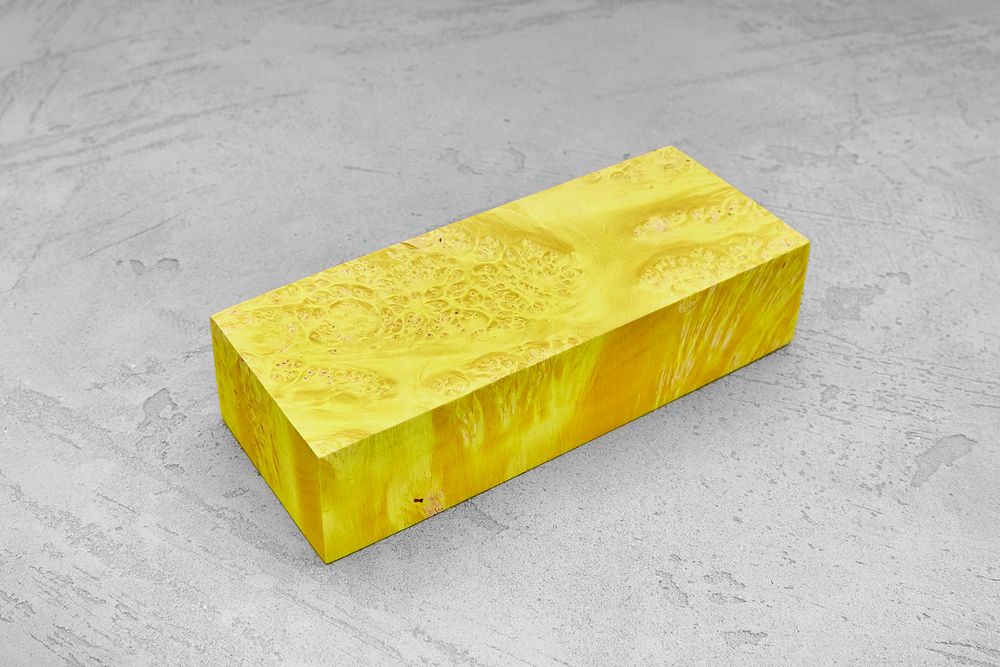 Кап клёна стабилизированный одноцветный Т9