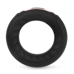 Черное эрекционное перезаряжаемое виброкольцо 4,8см Bior Toys Sex Expert SEM-55211