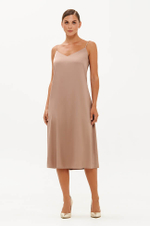 51718 Платье женское (пепельно-бежевый)