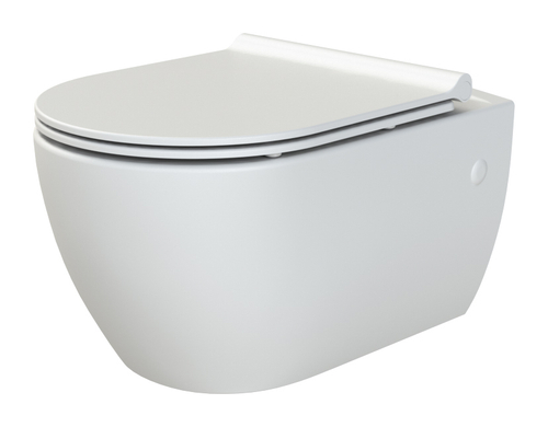 Boheme Bianca подвесной унитаз с биде белый матовый с крышкой