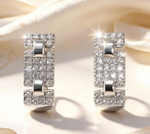 Ювелирные серьги из серебра 925 пробы