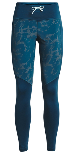 Леггинсы Under Armour Women's UA OutRun The Cold Tights - petrol blue/reflective