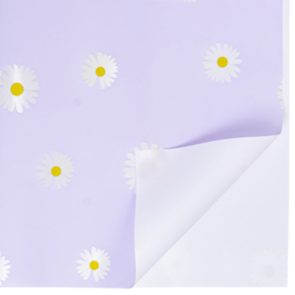 ЛИСТ Ромашки 58*58/20шт СИРЕНЕВЫЙ