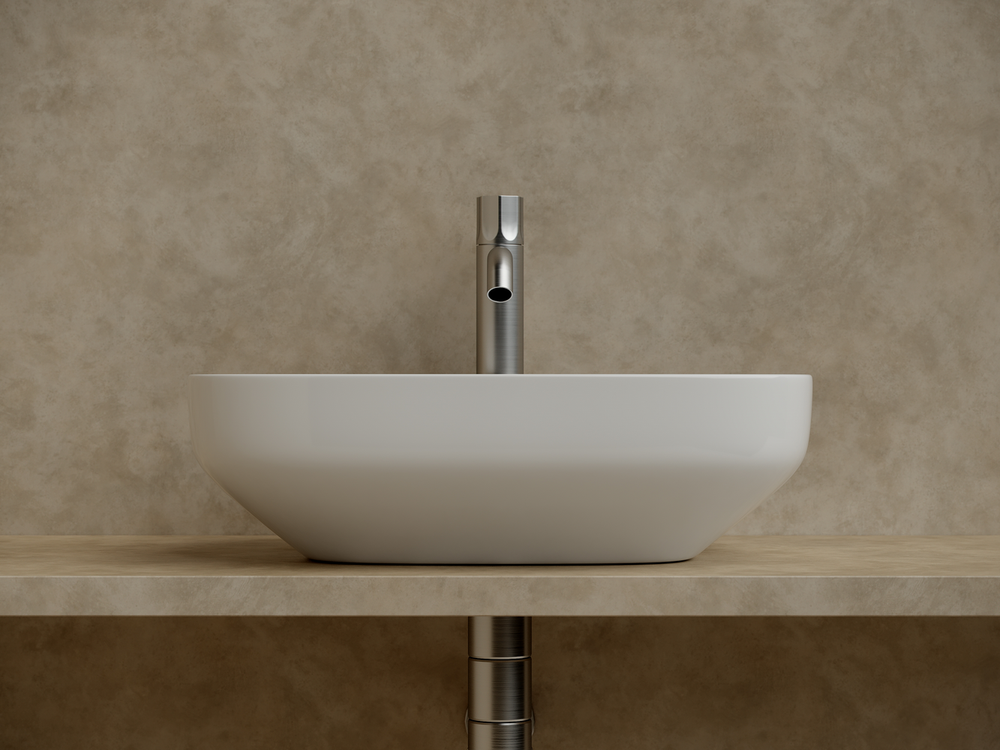 Умывальник чаша накладная прямоугольная Element 500x380x150мм