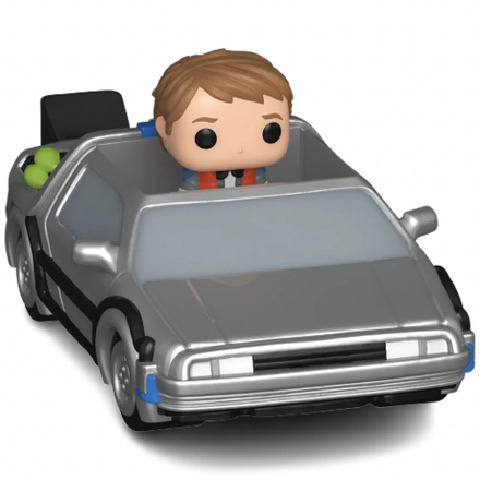 Фигурка Funko Bitty POP! Rides BTTF Marty McFly and Time Machine