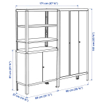 Книжный шкаф - KOLBJÖRN / KOLBJORN IKEA/ КОЛЬБЬЕРН ИКЕА,  171х161 см, бежевый
