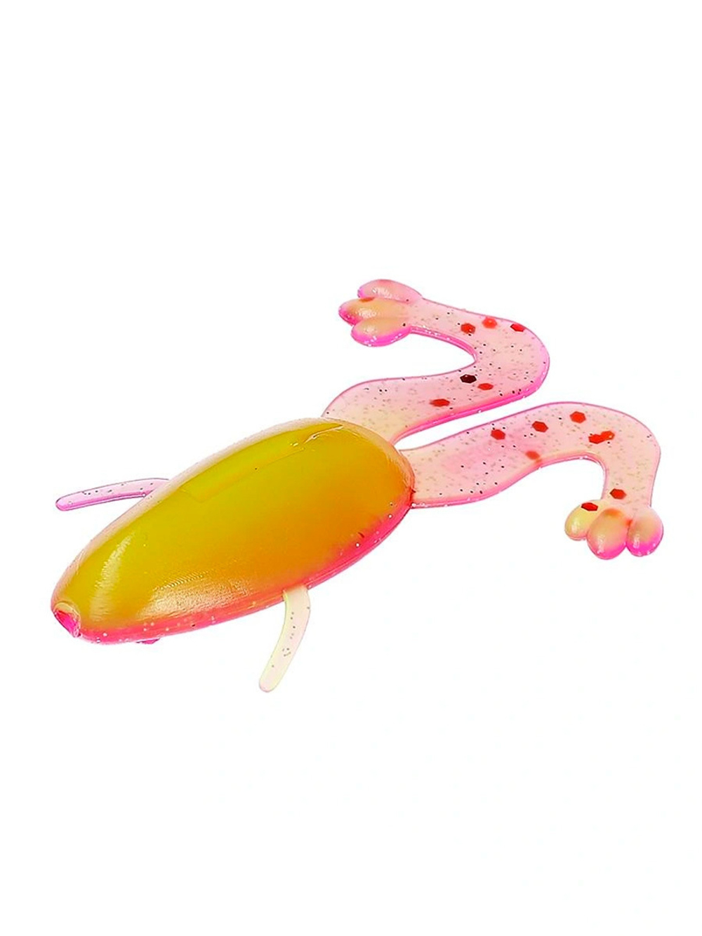 Лягушка несъедобная Helios Crazy Frog 3,55"/9,0 см Electric green 20шт. (HS-23-007-N-20)