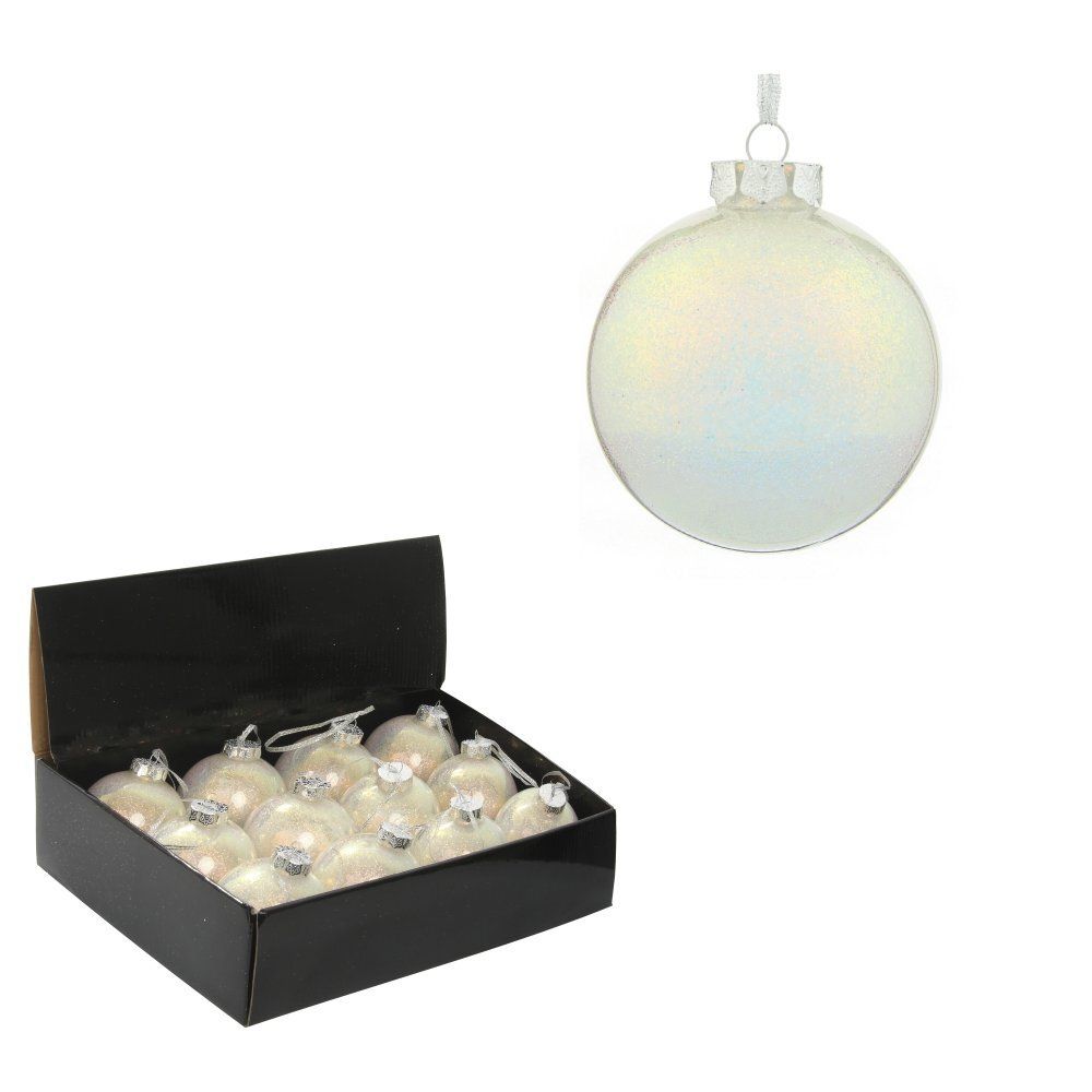 GAEM Набор из 12шт Украшение новогоднее Шар "Лунный свет", D 8 см, L35 W27 H9 см