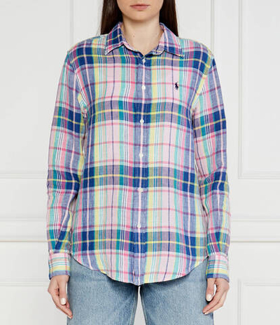 Льняная рубашка POLO RALPH LAUREN - разноцветная(211920926)