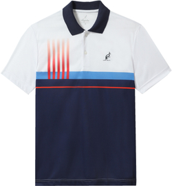 Мужское теннисное поло Australian Ace Polo with Print - blue cosmo