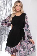 Платье "Оригинальность" (блэк) П7914 LT Collection (Акция)
